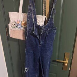 Women's denim skirt pants